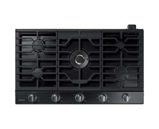 Table de cuisson encastrée à gaz de 36 po avec connection Wi-Fi et Bluetooth Samsung - NA36N7755TG/AA