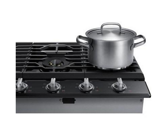 Table de cuisson encastrée à gaz de 36 po avec connection Wi-Fi et Bluetooth Samsung - NA36N7755TG/AA