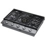 Table de cuisson encastrée à gaz de 30 po avec connection Wi-Fi Samsung - NA30N7755TS/AA