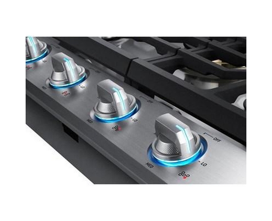 Table de cuisson encastrée à gaz de 30 po avec connection Wi-Fi Samsung - NA30N7755TS/AA