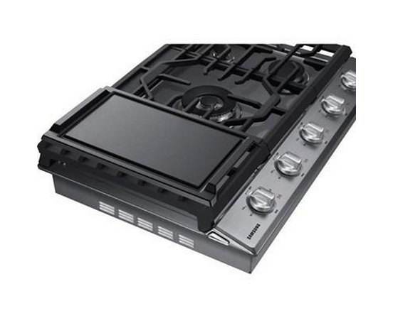Table de cuisson encastrée à gaz de 30 po avec connection Wi-Fi Samsung - NA30N6555TS/AA