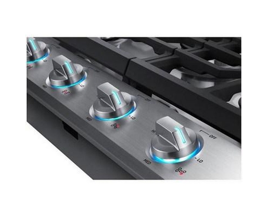 Table de cuisson encastrée à gaz de 30 po avec connection Wi-Fi Samsung - NA30N6555TS/AA