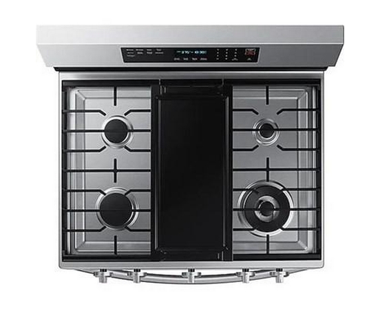Cuisinière amovible à gaz de 30 po. avec connectivité WI-FI Samsung - NX60A6711SS/AA