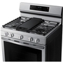 Cuisinière amovible à gaz de 30 po. avec connectivité WI-FI Samsung - NX60A6711SS/AA