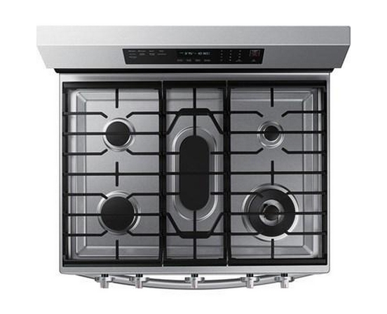Cuisinière amovible à gaz de 30 po. avec connectivité WI-FI Samsung - NX60A6711SS/AA
