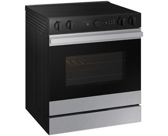 Cuisinière électrique Smart Bespoke de 6,3 pi³ Samsung - NSE6DG8700SR/AC