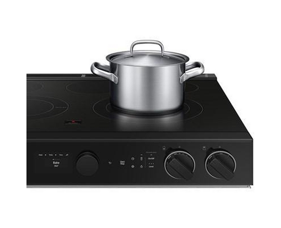 Cuisinière électrique Smart Bespoke de 6,3 pi³ Samsung - NSE6DB870012/AC