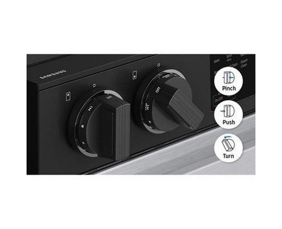 Cuisinière électrique Smart Bespoke de 6,3 pi³ Samsung - NSE6DG8100SR/AC