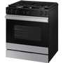 Cuisinière à gaz Smart Bespoke de 6,0 pi³ Samsung - NSG6DG8700SR/AA