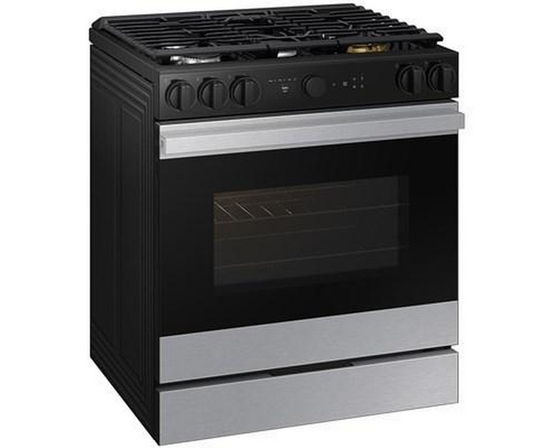 Cuisinière à gaz Smart Bespoke de 6,0 pi³ Samsung - NSG6DG8700SR/AA