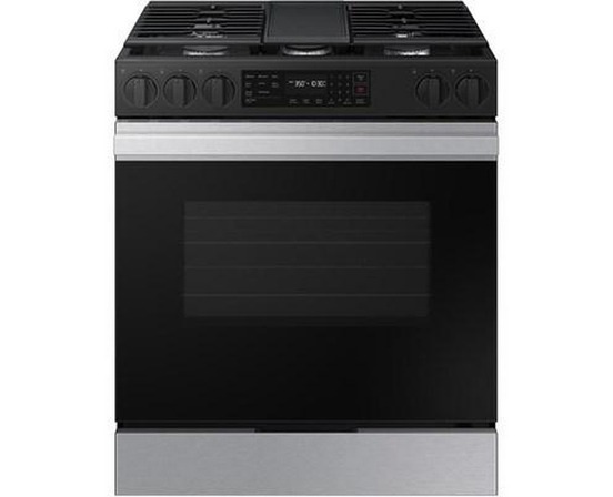 Cuisinière à gaz Smart Bespoke de 6,0 pi³ Samsung - NSG6DG8300SR/AA