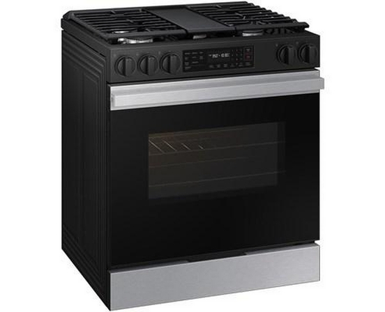 Cuisinière à gaz Smart Bespoke de 6,0 pi³ Samsung - NSG6DG8300SR/AA