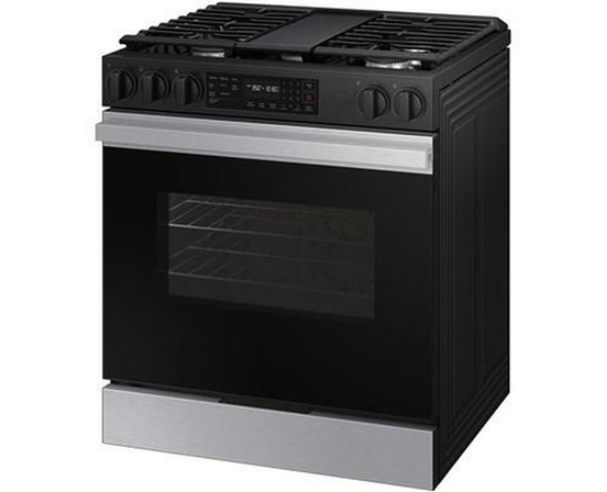Cuisinière à gaz Smart Bespoke de 6,0 pi³ Samsung - NSG6DG8300SR/AA