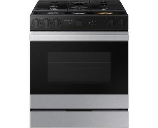 Cuisinière à gaz Smart Bespoke de 6,0 pi³ Samsung - NSG6DG8500SR/AA