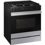 Cuisinière à gaz Smart Bespoke de 6,0 pi³ Samsung - NSG6DG8500SR/AA