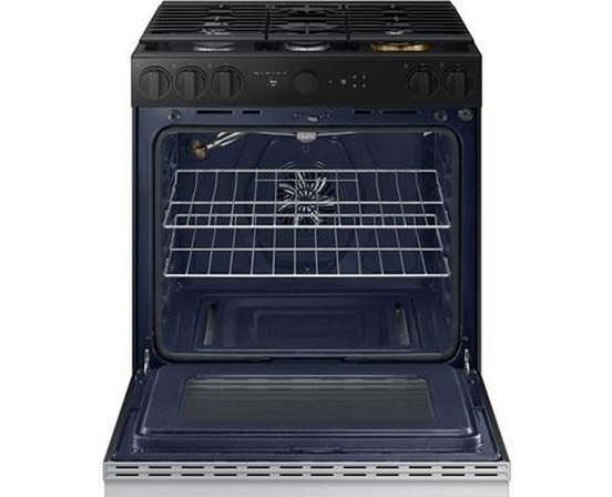 Cuisinière à gaz Smart Bespoke de 6,0 pi³ Samsung - NSG6DG8500SR/AA