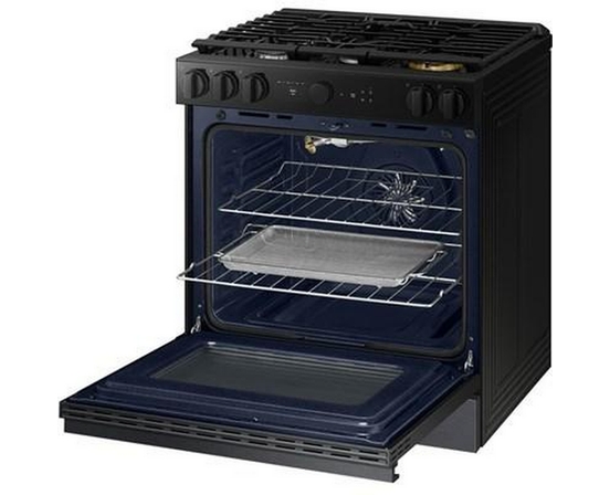 Cuisinière à gaz Smart Bespoke de 6,0 pi³ Samsung - NSG6DG8500MT/AA