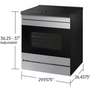 Cuisinière à induction Bespoke de 6,3 pi³ Samsung - NSI6DG9900SR/AC