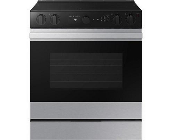 Cuisinière électrique Smart Bespoke de 6,3 pi³ Samsung - NSE6DG8500SR/AC