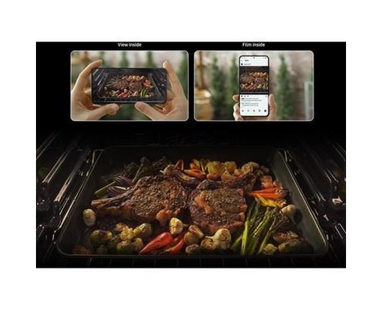 Cuisinière électrique Smart Bespoke de 6,3 pi³ Samsung - NSE6DG8500SR/AC