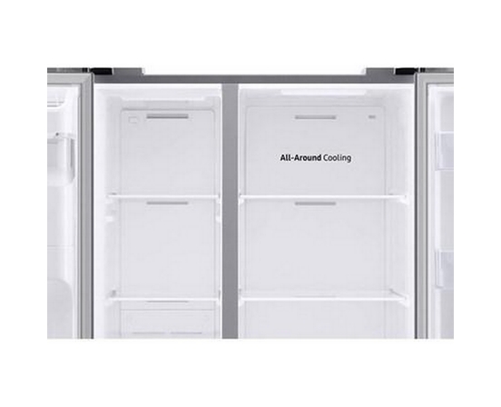 Réfrigérateur côte-à-côte à profondeur de comptoir de 36 po., 21,5 pi³ avec Family Hub™ Samsung - RS22T5561SR/AC