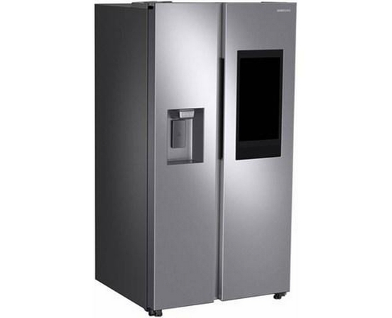 Réfrigérateur côte-à-côte à profondeur de comptoir de 36 po., 21,5 pi³ avec Family Hub™ Samsung - RS22T5561SR/AC