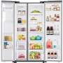 Réfrigérateur côte-à-côte à profondeur de comptoir de 36 po., 21,5 pi³ avec Family Hub™ Samsung - RS22T5561SR/AC