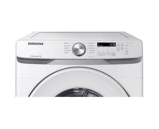 Sécheuse électrique de 7,5 pi³ avec Smart Care Samsung - DVE45T6005W/AC