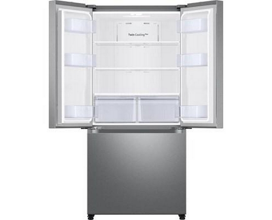 Réfrigérateur trois portes avec porte à deux battants à profondeur de comptoir de 18 pi³ Samsung - RF18A5101SR/AA