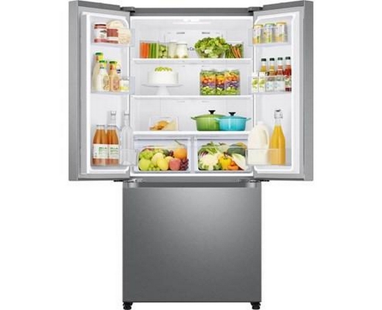 Réfrigérateur trois portes avec porte à deux battants à profondeur de comptoir de 18 pi³ Samsung - RF18A5101SR/AA