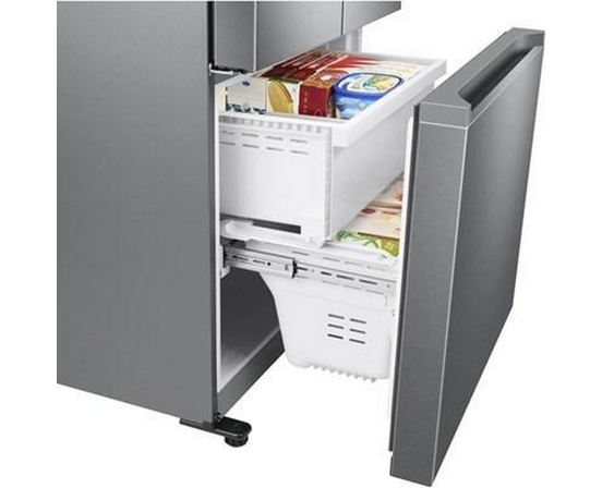 Réfrigérateur trois portes avec porte à deux battants à profondeur de comptoir de 18 pi³ Samsung - RF18A5101SR/AA