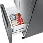 Réfrigérateur trois portes avec porte à deux battants à profondeur de comptoir de 18 pi³ Samsung - RF18A5101SR/AA