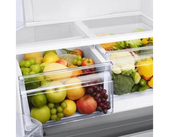 Réfrigérateur trois portes avec porte à deux battants à profondeur de comptoir de 18 pi³ Samsung - RF18A5101SR/AA