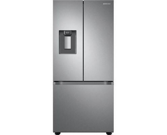 Réfrigérateur trois portes avec porte à deux battants amovible de 30 po., 22 pi³ avec distributeur d'eau externe Samsung - RF22A4221SR/AA