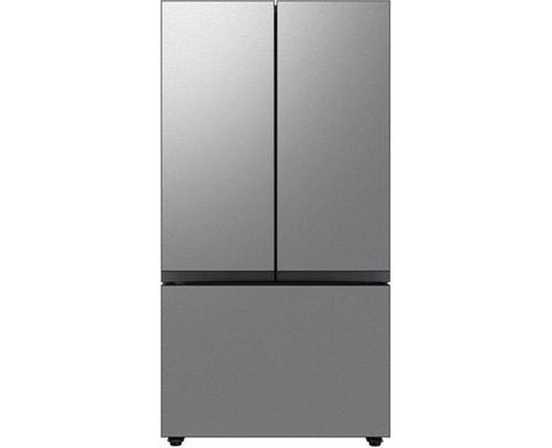 Réfrigérateur trois portes avec porte à deux battants à profondeur Bespoke de 36 po., 24 pi³ avec machine à glaçon double Samsung - RF24BB6200QLAA