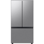 Réfrigérateur trois portes avec porte à deux battants Bespoke de 36 po., 30 pi³ avec machine à glaçon double Samsung - RF30BB6200QLAA
