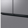 Réfrigérateur trois portes avec porte à deux battants Bespoke de 36 po., 30 pi³ avec machine à glaçons double Samsung - RF30BB6600QLAA