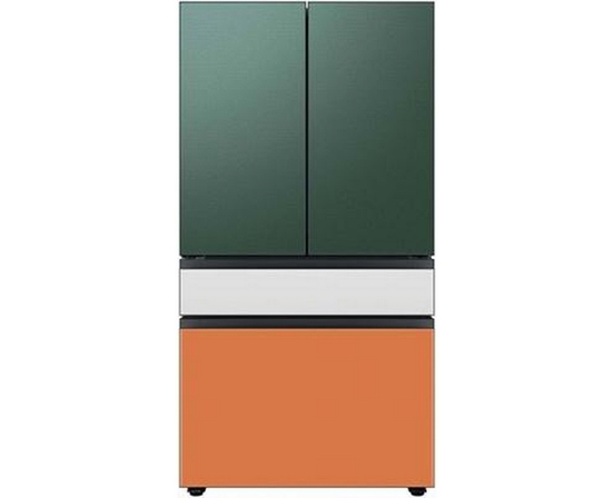 Réfrigérateur quatre portes avec porte à deux battants à profondeur de comptoir de 36 po., 23 pi³ avec machine à glaçons double Samsung - RF23BB8600APAA
