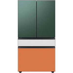Réfrigérateur quatre portes avec porte à deux battants à profondeur de comptoir de 36 po., 23 pi³ avec machine à glaçons double Samsung - RF23BB8600APAA