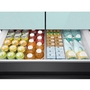 Réfrigérateur quatre portes avec porte à deux battants à profondeur de comptoir de 36 po., 23 pi³ avec machine à glaçons double Samsung - RF23BB8600APAA