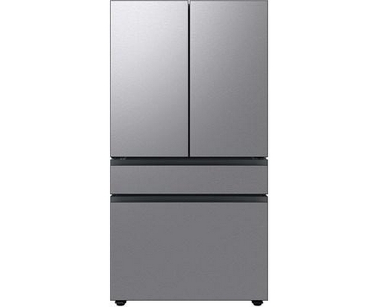 Réfrigérateur quatre portes avec porte à deux battants Bespoke de 36 po., 28.8 pi³ avec machine à glaçons double Samsung - RF29BB8600QLAA