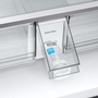 Réfrigérateur quatre portes avec porte à deux battants Bespoke de 36 po., 28.8 pi³ avec machine à glaçons double Samsung - RF29BB8600QLAA