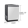 Lave-vaisselle intégré Bespoke avec connectivité Wi-Fi Samsung - DW80B7070AP/AC