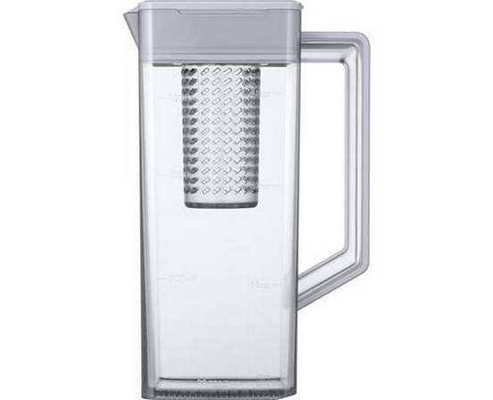 Réfrigérateur trois portes avec porte à deux battants de 33 po, 24,5 pi³. avec Beverage Center™ et pichet d’eau à remplissage automatique Samsung - RF25C5551SG/AA