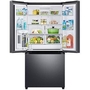 Réfrigérateur trois portes avec porte à deux battants de 33 po, 24,5 pi³. avec Beverage Center™ et pichet d’eau à remplissage automatique Samsung - RF25C5551SG/AA