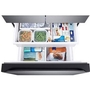 Réfrigérateur trois portes avec porte à deux battants de 33 po, 24,5 pi³. avec Beverage Center™ et pichet d’eau à remplissage automatique Samsung - RF25C5551SG/AA