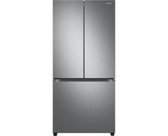 Réfrigérateur trois portes avec porte à deux battants de 33 po, 24,5 pi³. avec Beverage Center™ et pichet d’eau à remplissage automatique Samsung - RF25C5551SR/AA