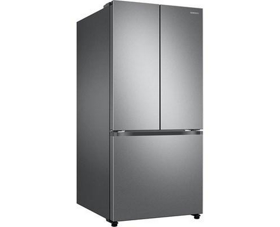 Réfrigérateur trois portes avec porte à deux battants de 33 po, 24,5 pi³. avec Beverage Center™ et pichet d’eau à remplissage automatique Samsung - RF25C5551SR/AA
