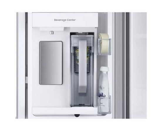 Réfrigérateur trois portes avec porte à deux battants de 33 po, 24,5 pi³. avec Beverage Center™ et pichet d’eau à remplissage automatique Samsung - RF25C5551SR/AA