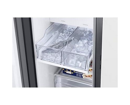Réfrigérateur côte-à-côte à profondeur de comptoir Bespoke de 36 po, 22,6 pi³. avec centre de breuvage Samsung - RS23CB760012AA